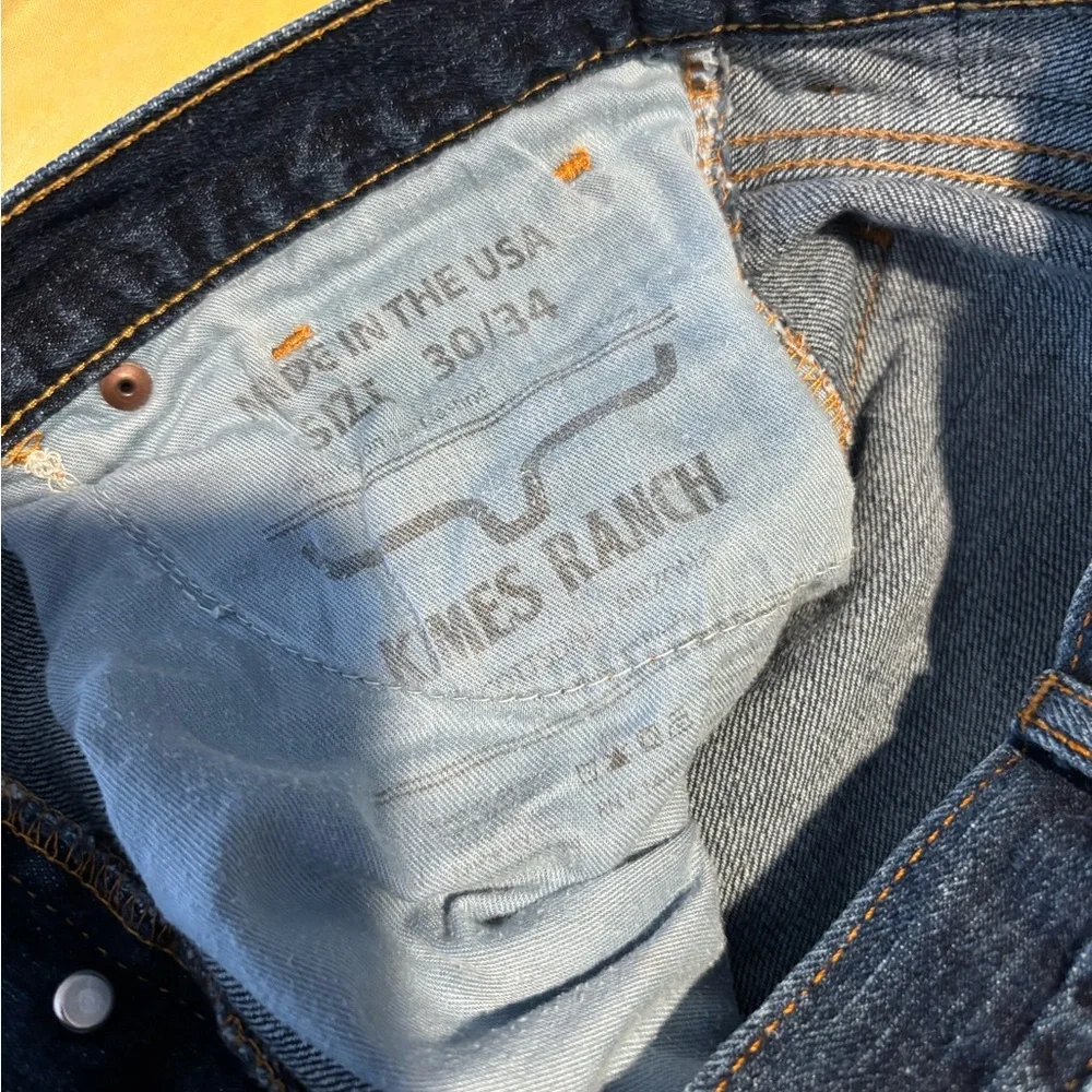 Kimes Ranch Men's Deep Blue Slim Jeans - Picture 6 of 15